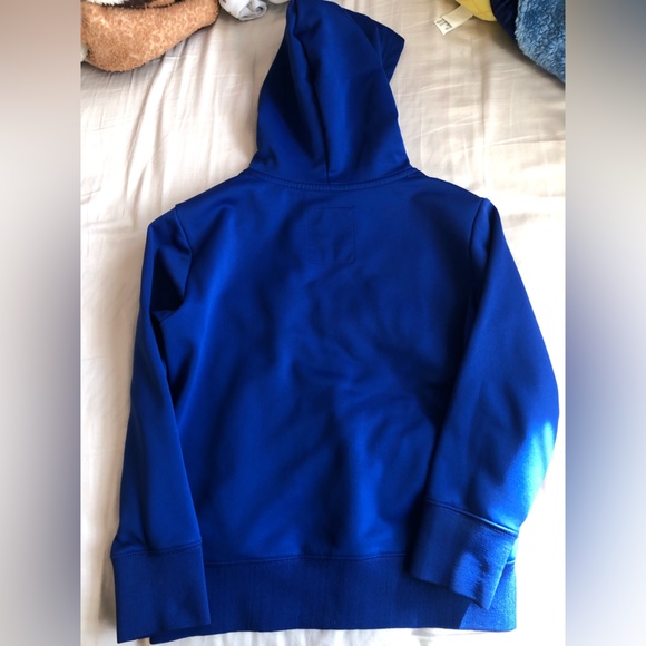 NEW Boy’s Size 10 Blue Active Sports Hoodie Jacket Sweatshirt - Picture 2 of 7